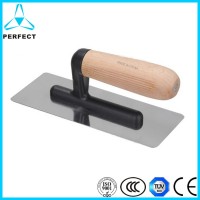 Carbon Steel Wood Handle Square Plastering Trowel